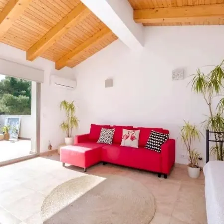 別荘 Splendida House Mit Privatem Pool Fusslaeufig Zum Strand *